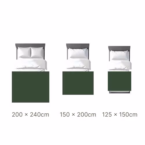 OHS Geometric Pinsonic Quilted Bed Throw in Green, W/D/H: 200 x 240 cm – 4