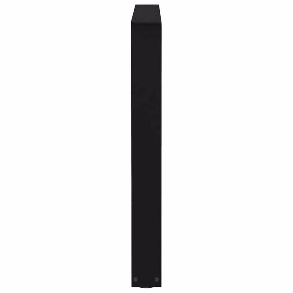 Berkfield Home Modern V-Shape Dining Table Legs, 2 Pieces, Black Steel, H: 72-73.3 cm x W: 80 cm – 3