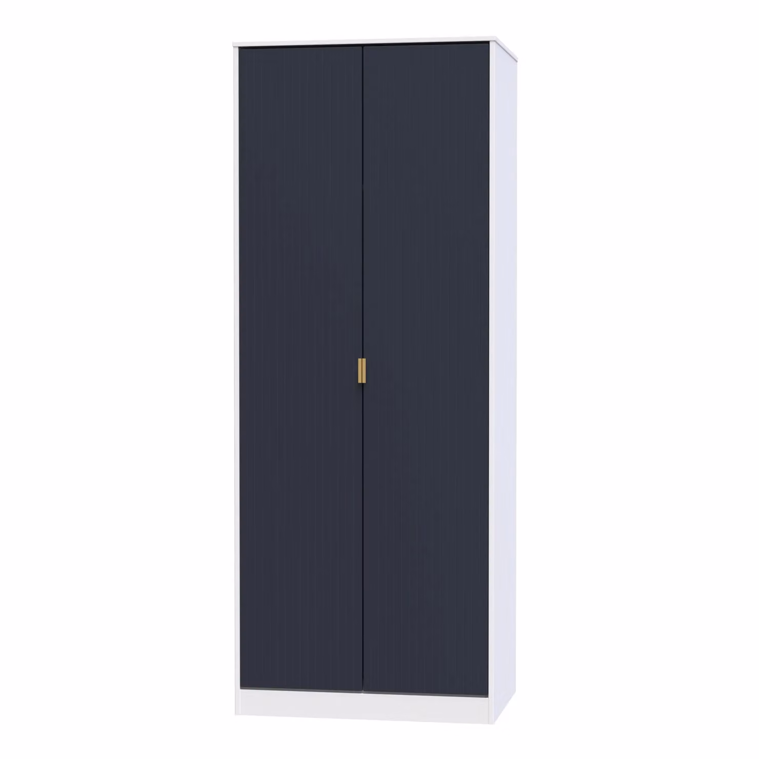 Ready Assembled 2 U Bexley 2 Door Wardrobe in Dark Blue and Gold – 2