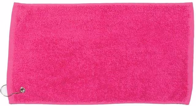 Towel City Luxury Unisex Golf Towel in Pink – 1