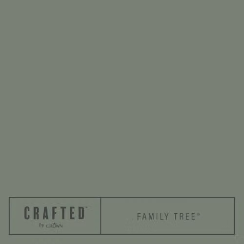 Crown Family Tree Matt Emulsion Paint Tester Sample, Green, 125ml – 3