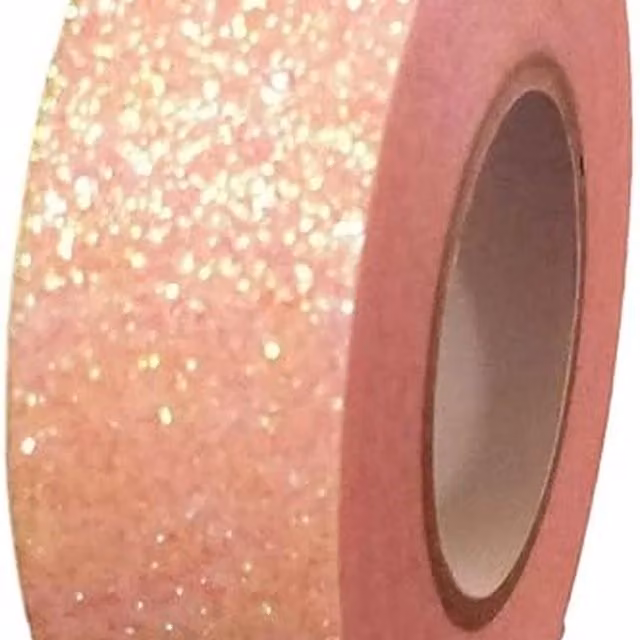 Syntego Pink Glitter Washi Tape Set of 2