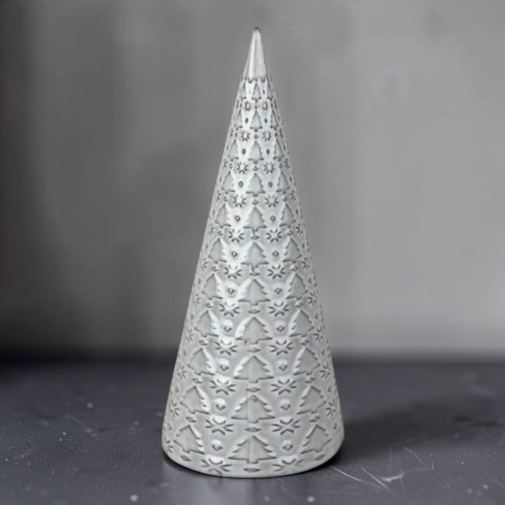 Four Candle Grey Ceramic Angel Christmas Ornament, Height: 22 cm – 2