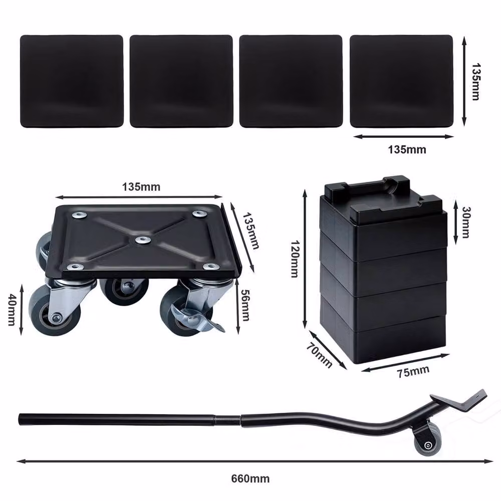 Havendro Heavy Duty 360 Furniture Dolly Lifter in Black Steel – 2