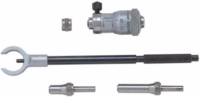 Moore & Wright 901 Internal Micrometer 1-2in Black and Silver