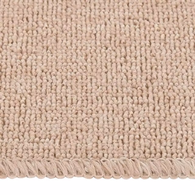 Berkfield Home Anti Slip Decorative Stair Mats, 15 Pack, Beige, W: 60 cm, D: 25 cm