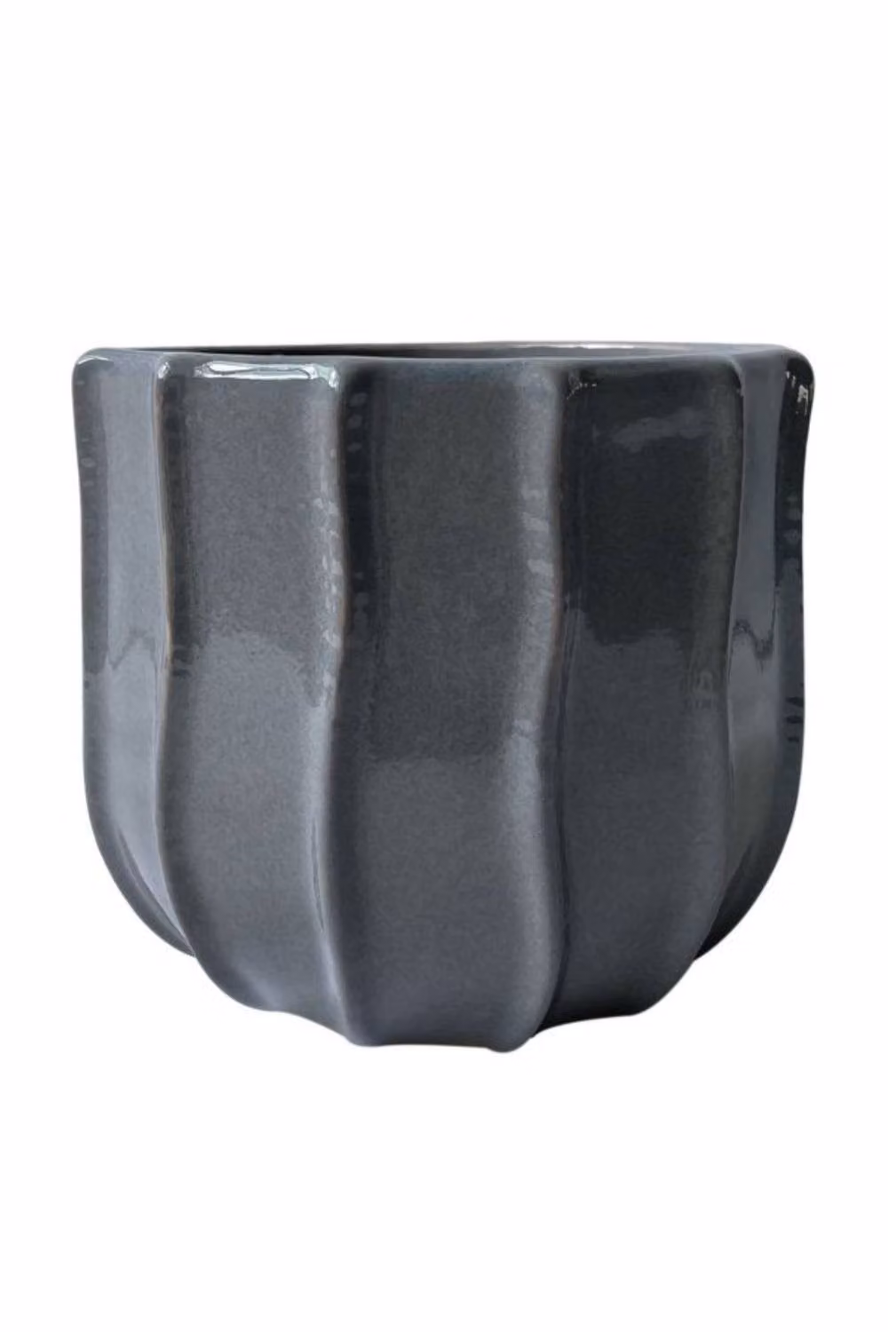 KDMD Grey Hortus Porto Ceramic Pot W: 21 cm, D: 18 cm – 2