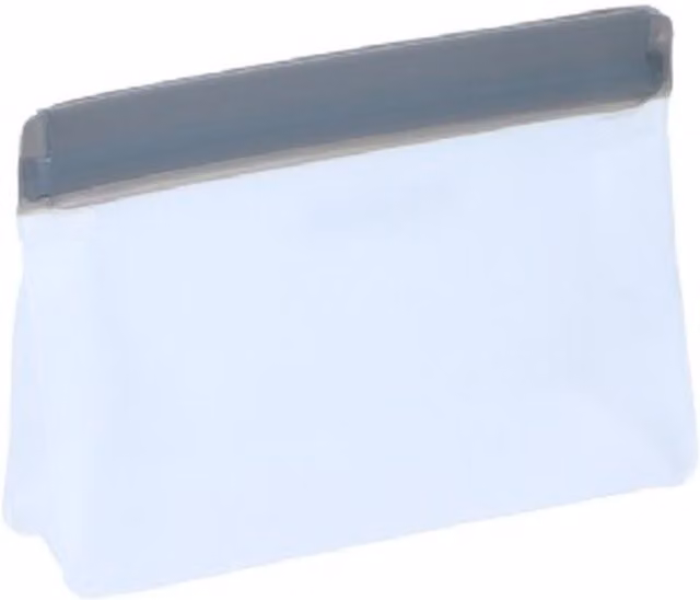 UMKY Reusable Silicone Freezer Food Storage Bags with Zip, 3 Pack, Transparent
