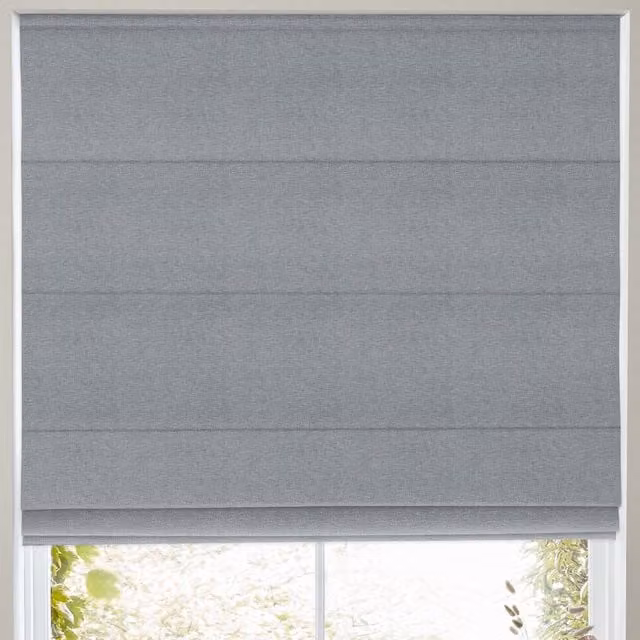 Simply Collection Mika Made to Measure Blackout Roman Blind in Grey
