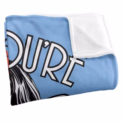 Warner Bros. Wonder Woman Super Soft Silky Touch Fleece Throw Blanket, Multicolour, W: 152 cm, D: 127 cm – 2