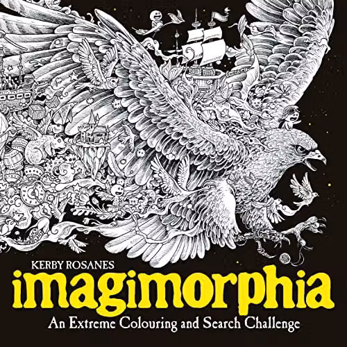 LOM ART Imagimorphia: An Extreme Colouring and Search Challenge Multicolour Adult Colouring Book