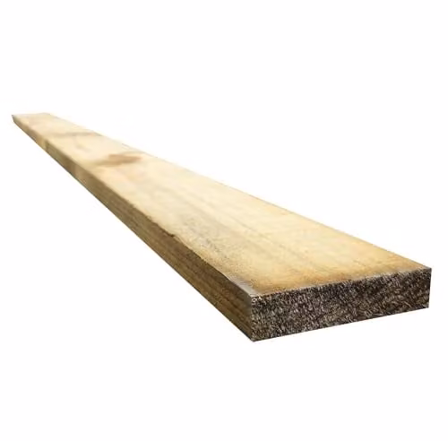 Snowdon Timber Treated Natural Brown Garden Timber 10 Pack, L: 180 cm, W: 10 cm, T: 2.2 cm