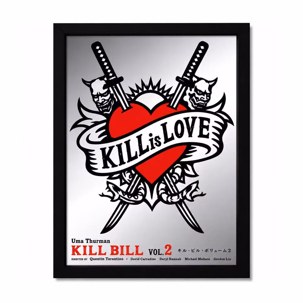 CrazyGadget Kill Bill Decorative Multicolour Mirrored Wall Hanging – 2