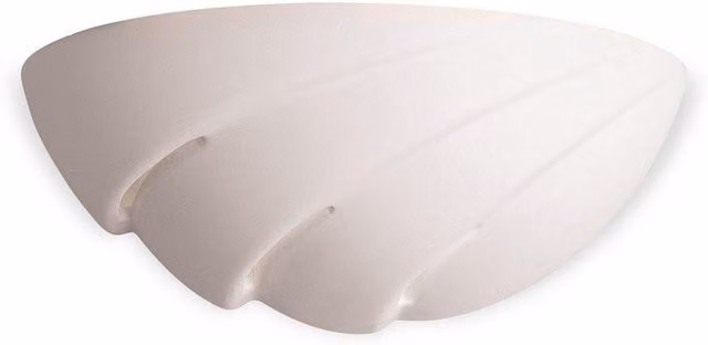 Netlighting Ceramic 1 Light Indoor Wall Uplighter in White, E27, 100W