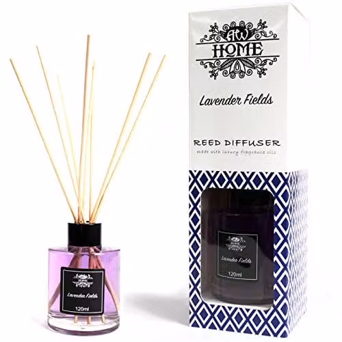 KDMD Lavender Fields Reed Diffuser, 120ml, Purple