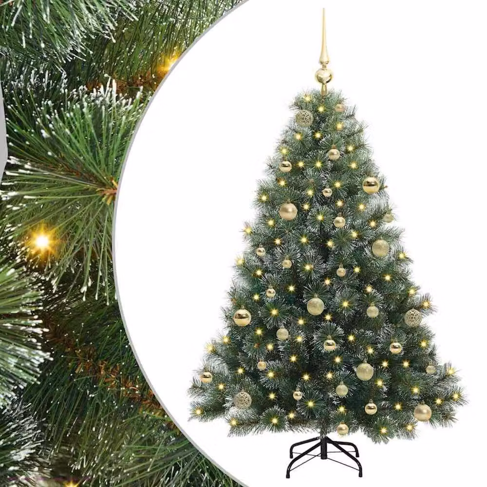 Berkfield Home Realistic Artificial Christmas Tree with 150 LEDs, Green, Height: 150 cm – 3
