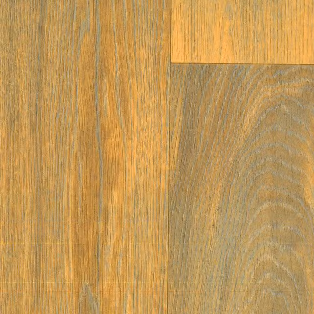 IVC Brown Wood Effect Cushion Backed Sheet Vinyl Flooring, W: 100 cm, L: 400 cm, Thickness: 2.0 mm