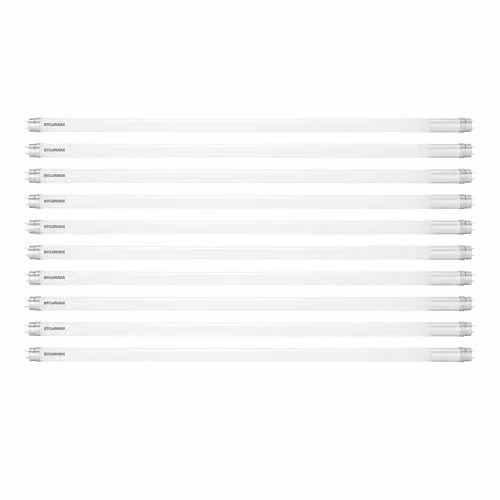 SYLVANIA Toledo Avant T8 LED Tube Light, Pack of 10, Cool White 4000K, 1350 Lumens, G13 Base, 733mm