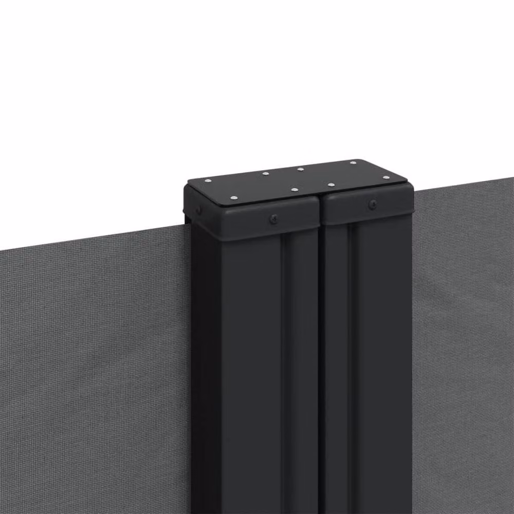 Berkfield Home Retractable Single Side Awning in Anthracite Grey, W/H: 1000 x 140 cm – 6