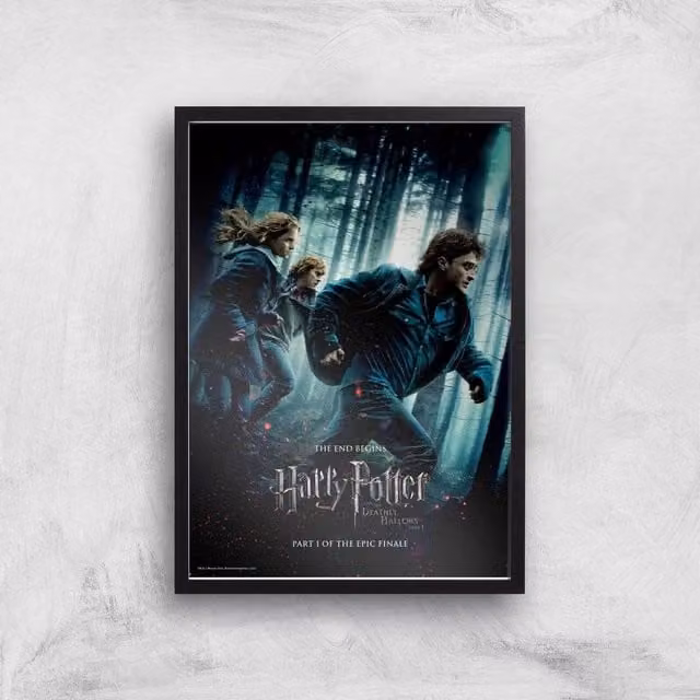 Harry Potter and the Deathly Hallows Part 1 Multicolour Giclee Art Print A2