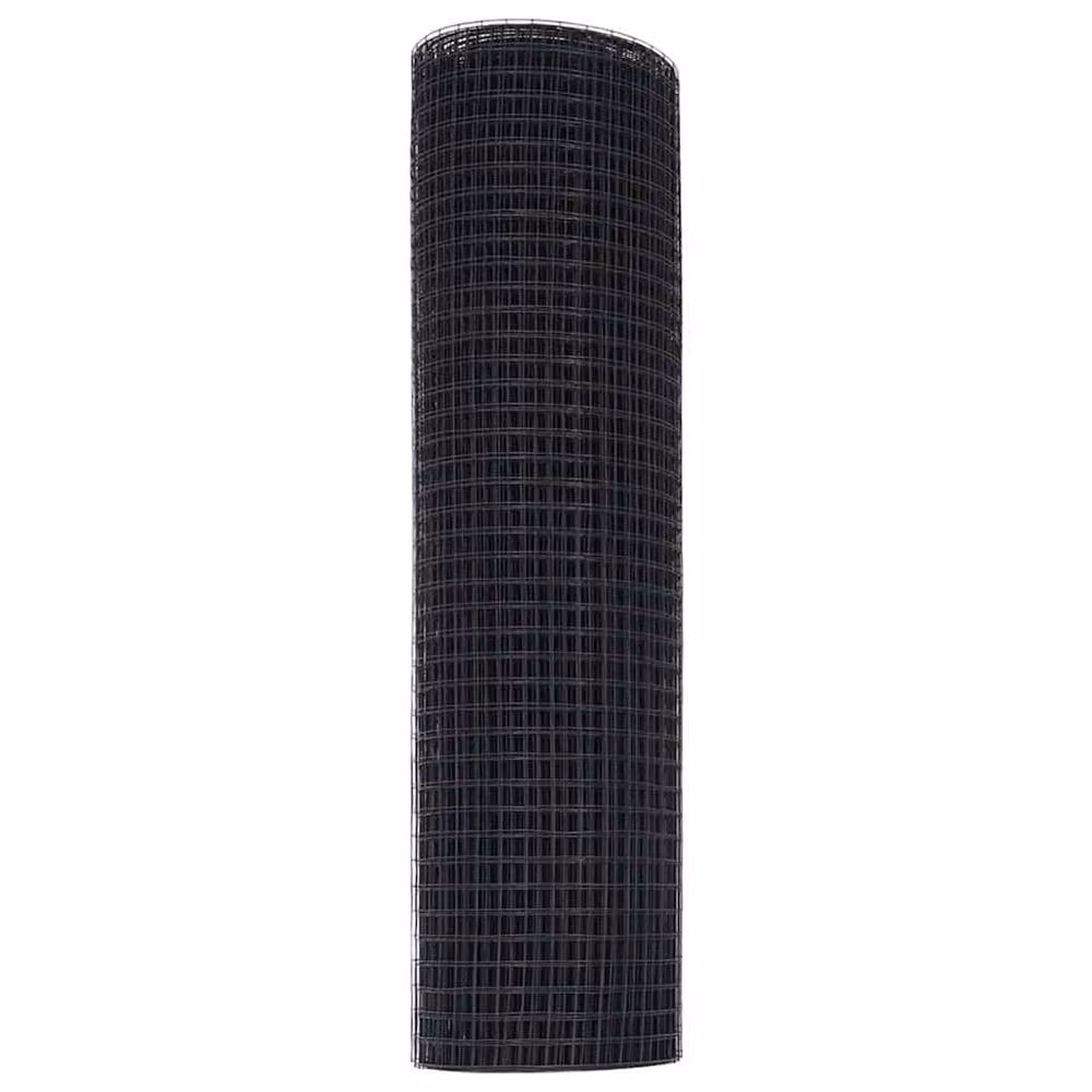 Berkfield Home Modern Welded Wire Fence in Dark Grey Steel, 100 m – 5