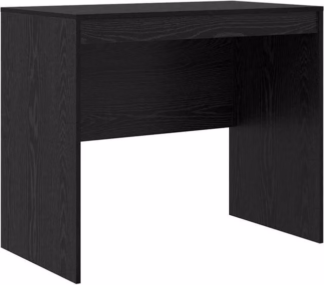 Berkfield Home Black Oak Writing Desk, W/D/H: 90 x 50 x 76 cm – 1