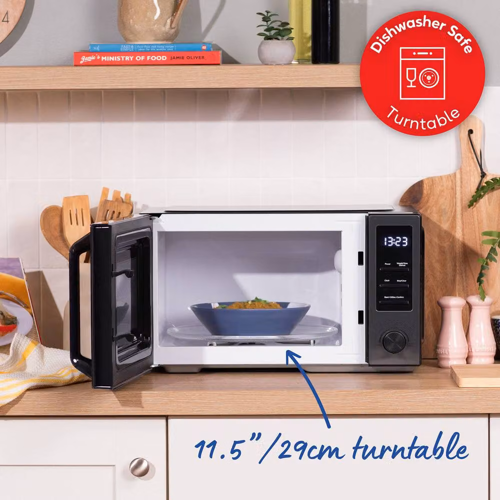 Russell Hobbs RHM2372 Digital Solo Microwave, 23L, 800W, Dark Grey – 4