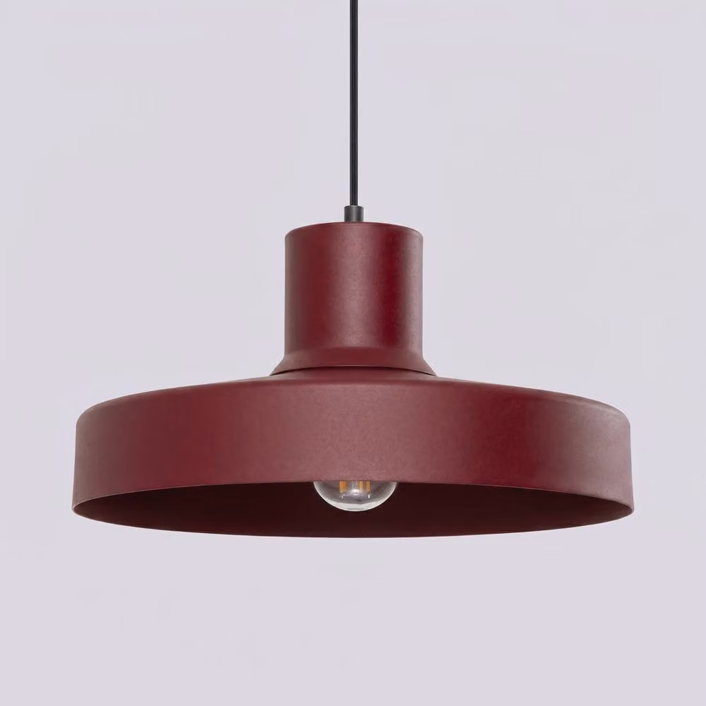 Sollux Lighting Modern Suspended Pendant Lamp in Red, W/D/H: 120 x 35 x 35 cm – 3
