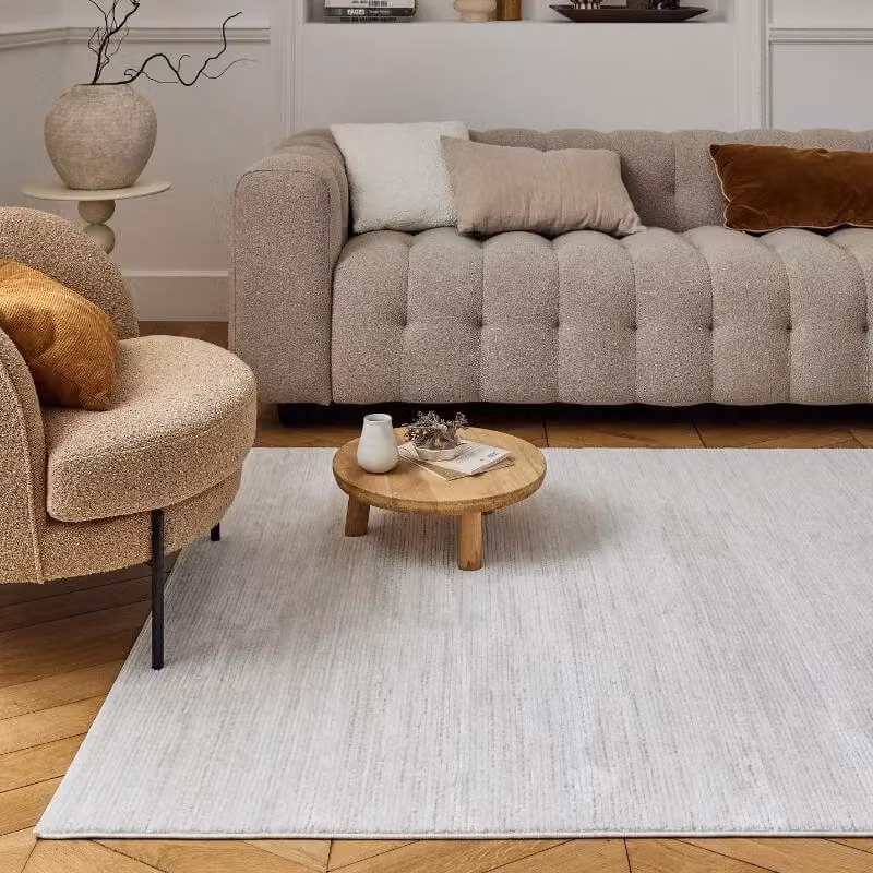 THE RUGS Carmel Modern Striped Area Rug in Beige, W: 160 cm, L: 230 cm – 4