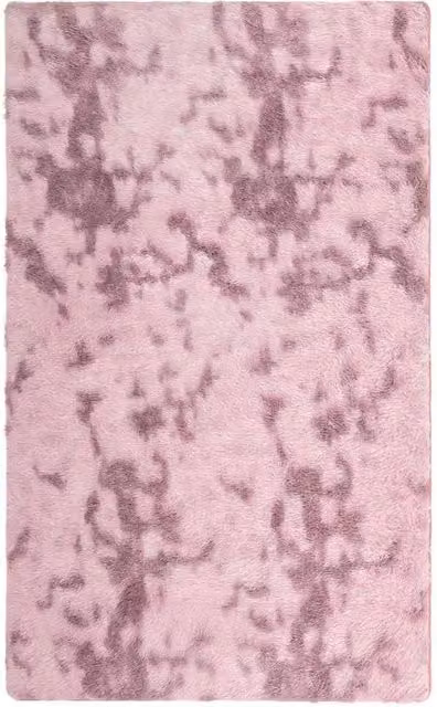 Berkfield Home NAVARRA Shaggy High Pile Rug in Dusty Pink, W: 80 cm, L: 150 cm