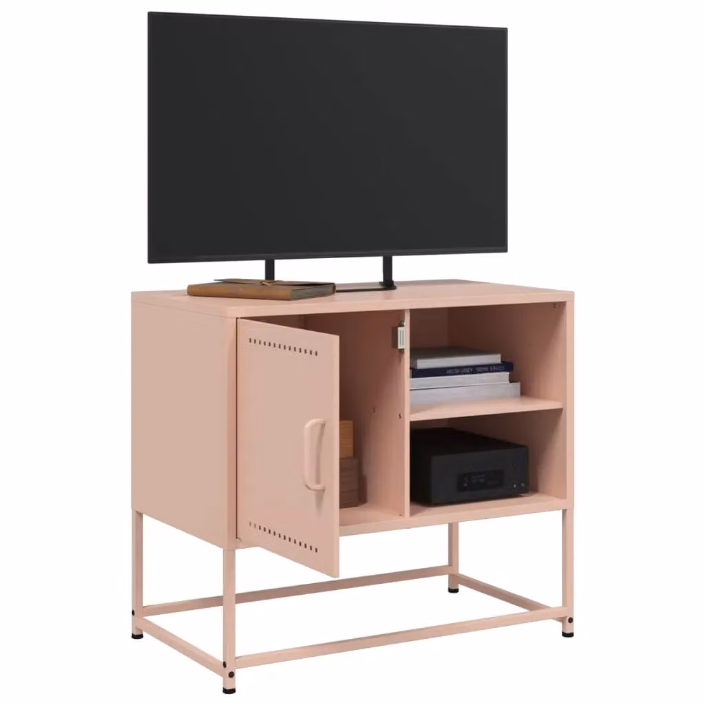 Berkfield Home Industrial Pink Metal TV Cabinet W/D/H: 68 x 39 x 60.5 cm – 4