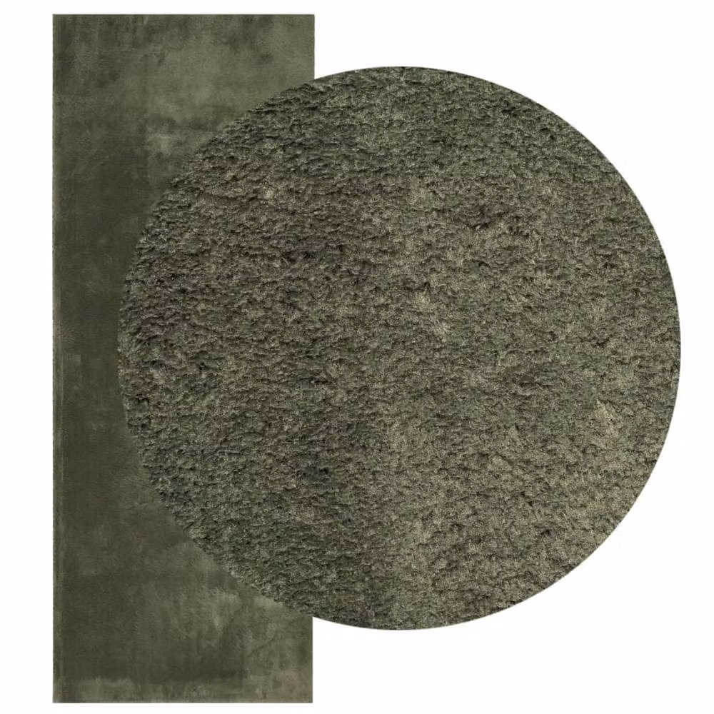 Berkfield Home HUARTE Short Pile Washable Rug, Forest Green, W: 80 cm, L: 200 cm – 2