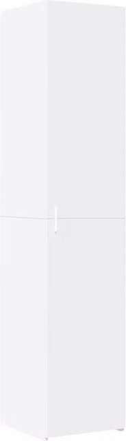 Berkfield Home White Highboard in MDF with Hinged Doors, W/D/H: 40 x 42.5 x 185 cm