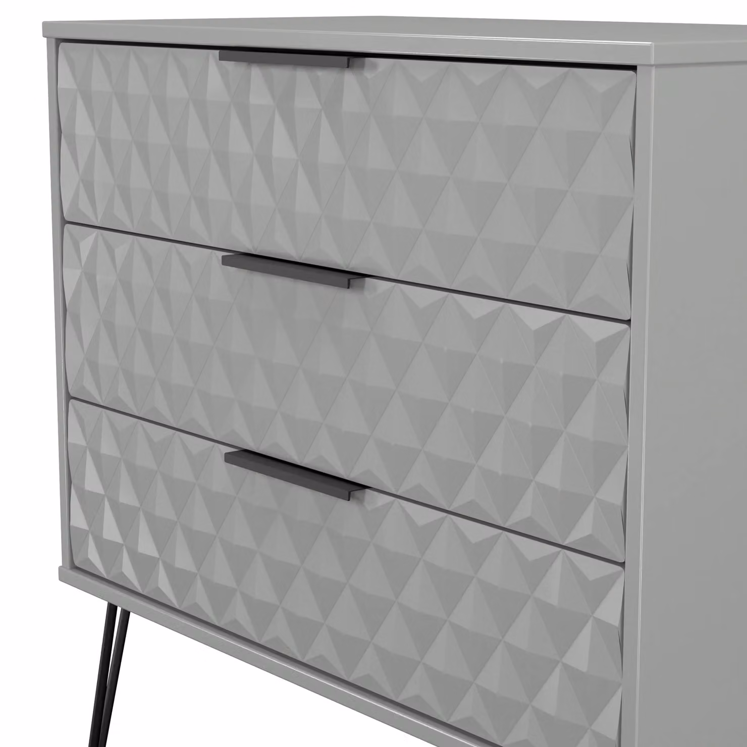 2 U Islay Ready Assembled 3 Drawer Chest in Dark Grey – 3