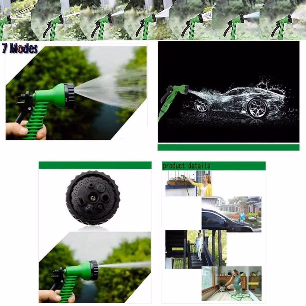Kelvenix 75ft Expandable Flexible Garden Hose Pipe in Green – 4