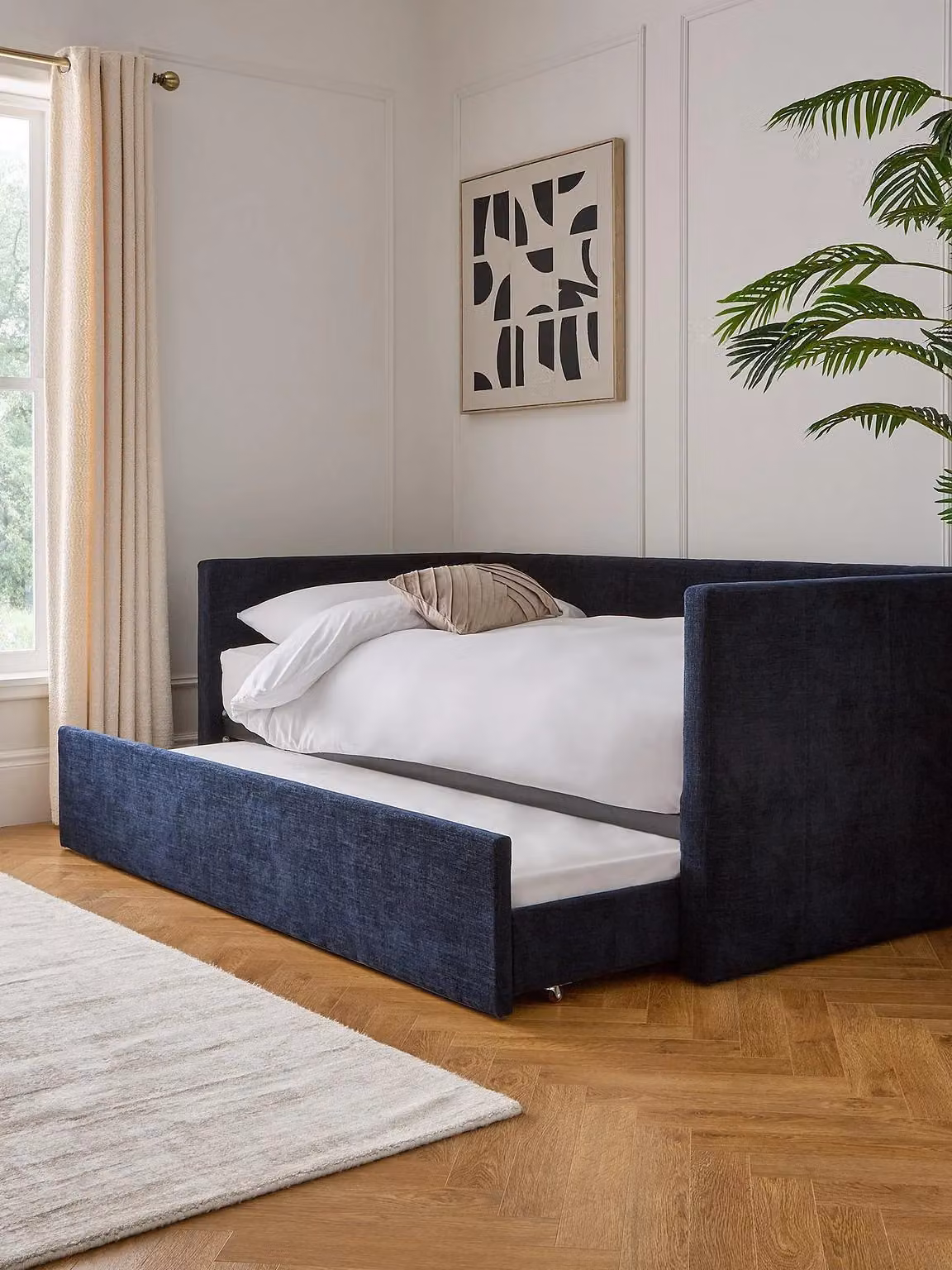 The Very Collection Newport Upholstered Day Bed in Blue