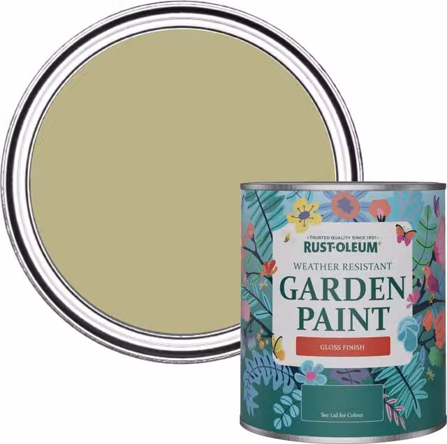 Rust-Oleum Garden Paint in Gloss Finish, Green, 0.75 l