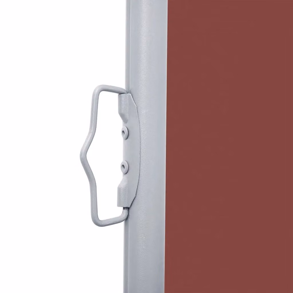 Berkfield Home Retractable Single Roller Side Awning in Brown, W/H: 140 x 1000 cm – 4