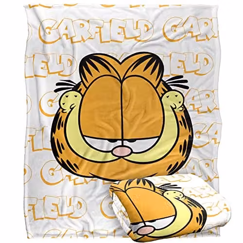 LOGOVISION White Silky Touch Super Soft Fleece Throw Blanket W/D/H: 152 x 127 cm