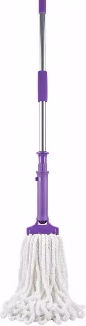 Bedsland DL-Twist Mop with Stainless Steel Handle, Purple