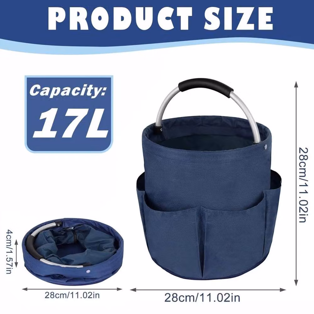 PAWNORA Cleaning Bucket Organiser Caddy in Blue – 2