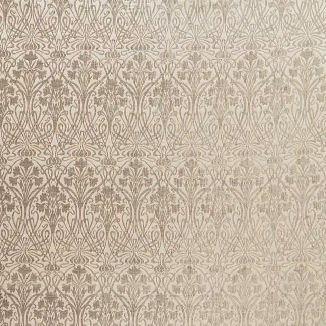 iLiv Tiverton Floral Fabric Panel in Beige Chenille and Polyester with Thermal Insulation