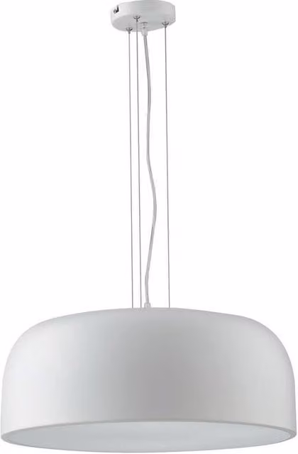 Netlighting Bistrot Dome Ceiling Pendant Light in White with E27 Socket