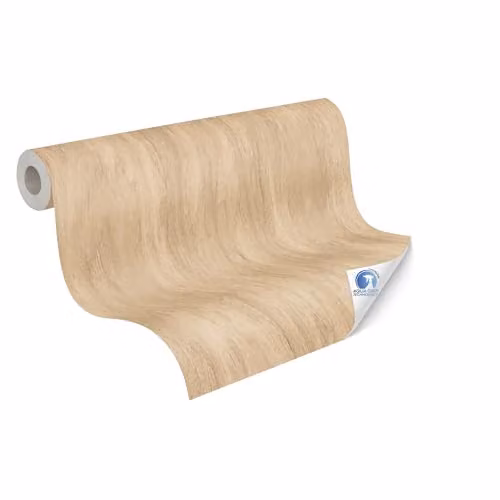 Livingwalls DESIGNDROP Pre-Pasted Non-Woven Wood Look Wallpaper in Brown and Beige, W: 0.53 m, L: 10.05 m