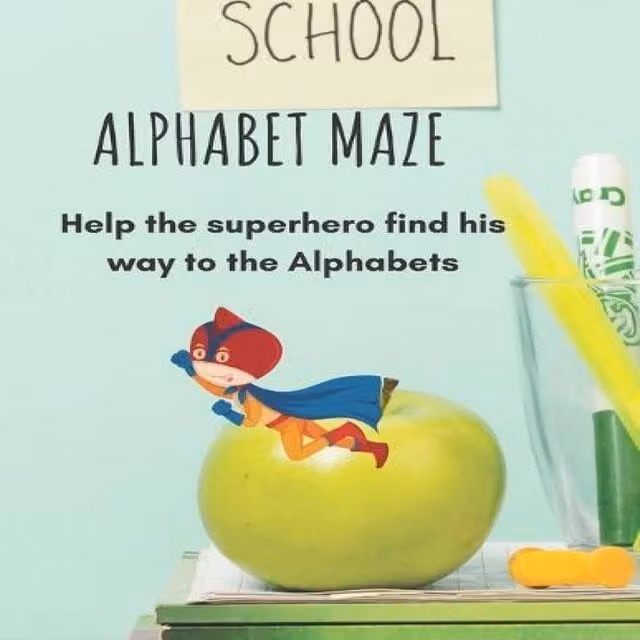 Paul Mark Alphabet Maze Multicolour Paper Activity Book