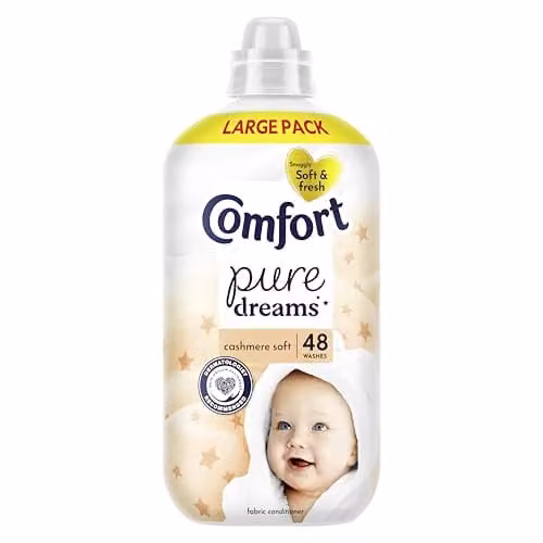Comfort Pure Dreams Cashmere Soft Fabric Conditioner, 1.44 l