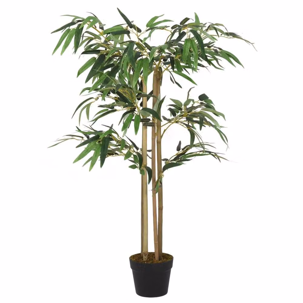 Berkfield Home Realistic Artificial Bamboo Tree, Green, Height: 120 cm – 2