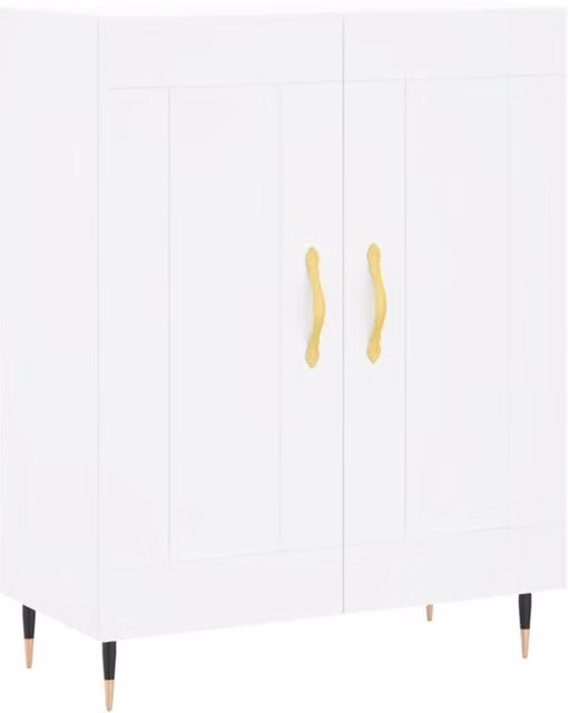 Berkfield Home Classic White Sideboard, W/D/H: 69.5 x 34 x 90 cm – 1