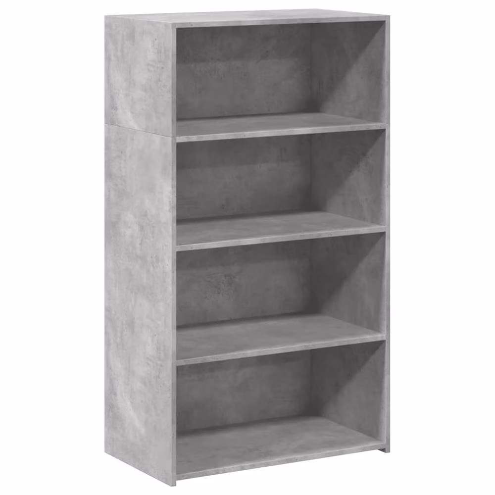Berkfield Home Modern Highboard in Concrete Grey, W/D/H: 70 x 41 x 124 cm – 2