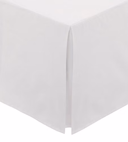 Helena Springfield Plain Dye 180TC Polycotton Valance in Silver, King Size W/D/H: 150 x 200 x 38 cm – 2